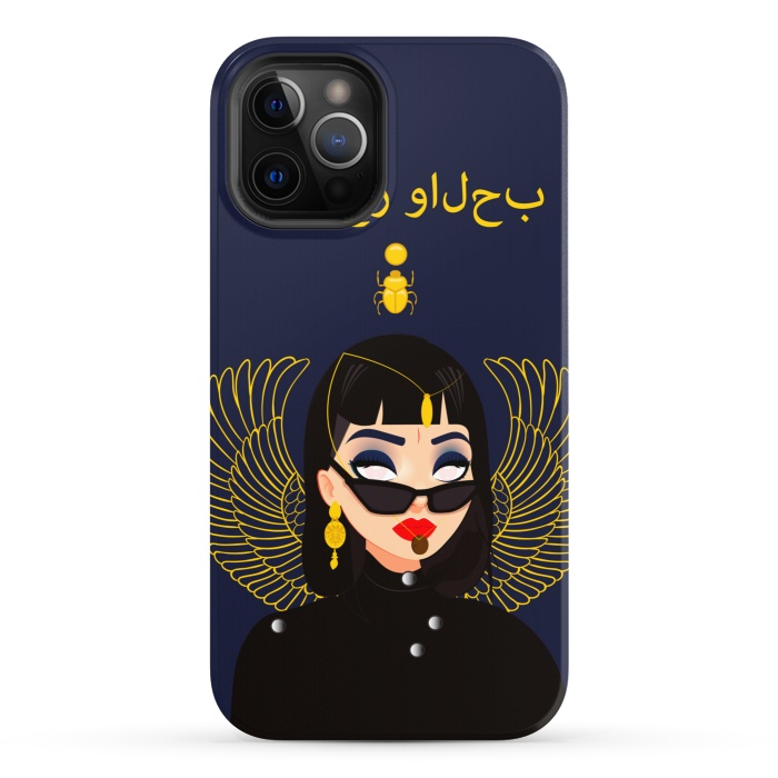iPhone 12 Pro StrongFit Reyna Egipcia by Verónica Arboleda 