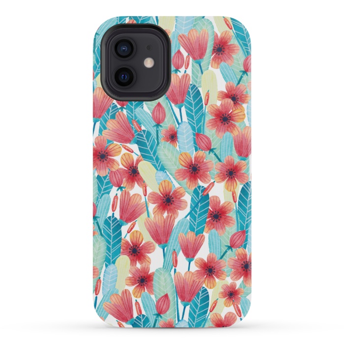 iPhone 12 mini StrongFit Delightful Daisies by gingerlique