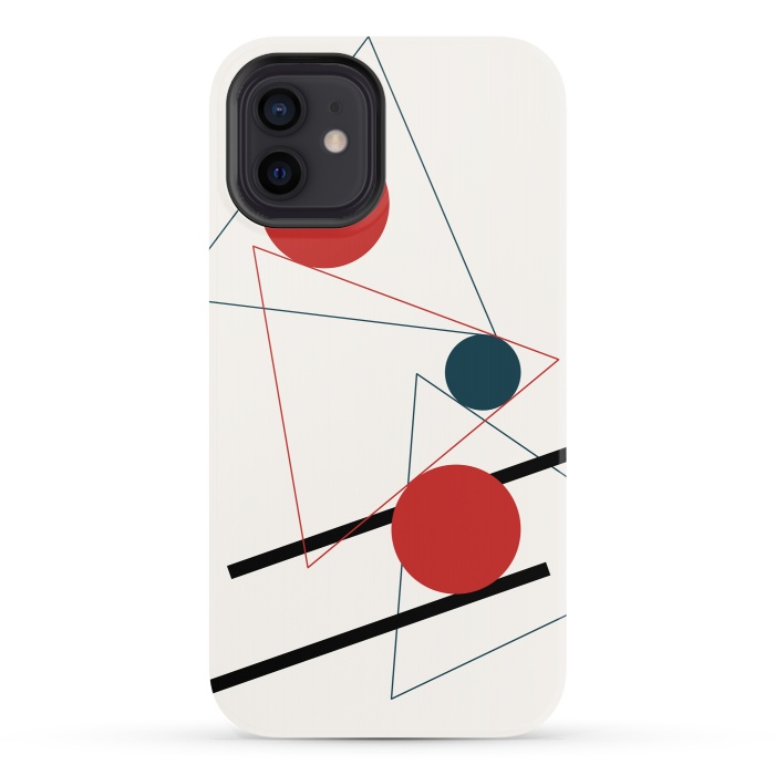 iPhone 12 StrongFit Abstract Geometry by Creativeaxle