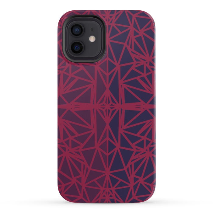 iPhone 12 StrongFit Polygonal elegant pattern by Dhruv Narelia