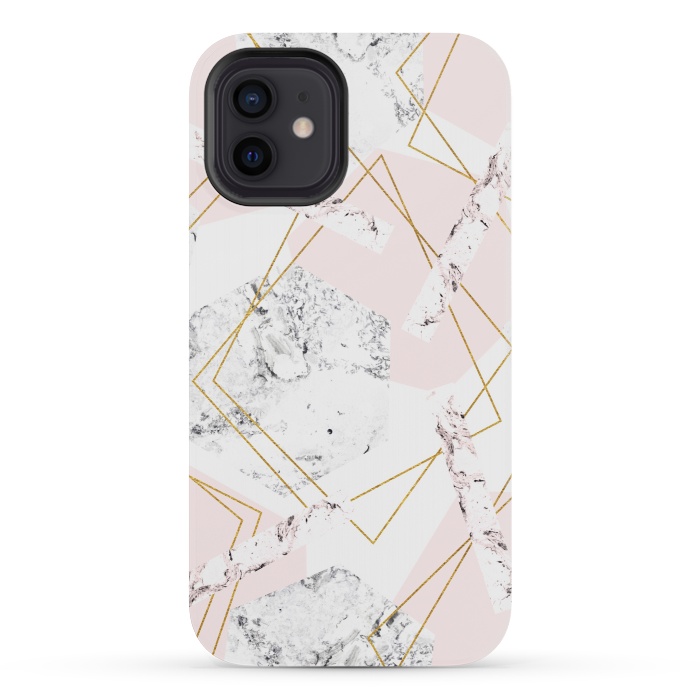 iPhone 12 mini StrongFit Marble and abstract frames by Julia Badeeva