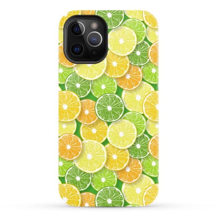 iPhone 12 Pro StrongFit Citrus fruit slices 2 by Katerina Kirilova