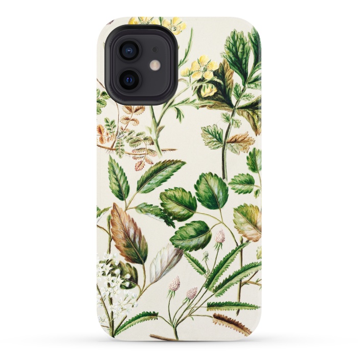 iPhone 12 StrongFit Botanic Collage by Zala Farah