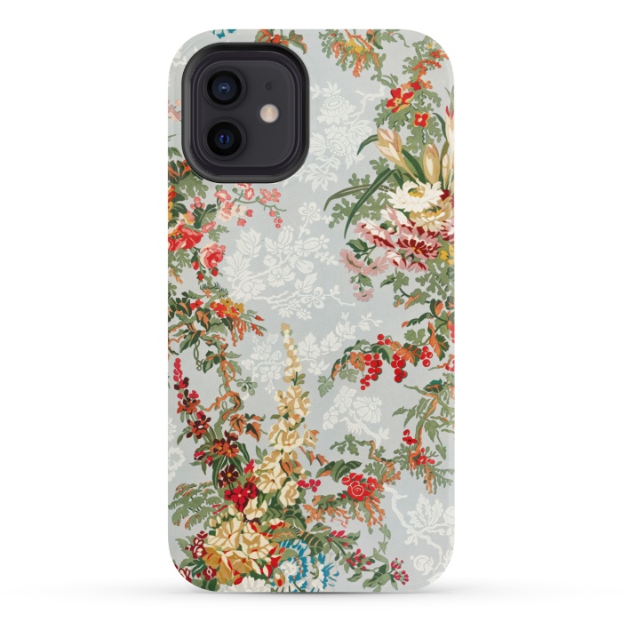 iPhone 12 StrongFit Industrial Floral Print by Zala Farah