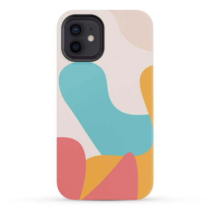 iPhone 12 mini StrongFit Geometrical Shapes by Creativeaxle