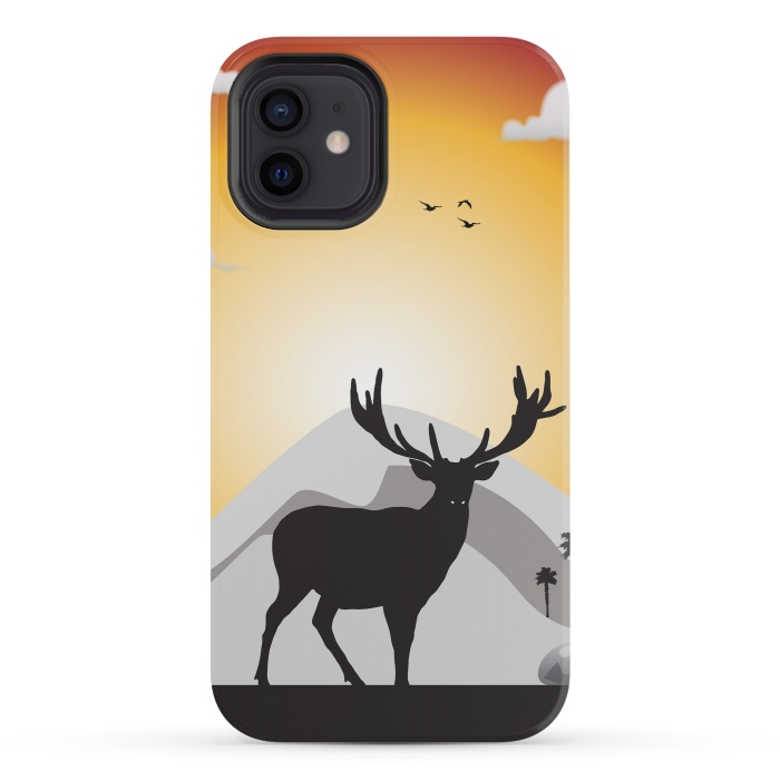 iPhone 12 mini StrongFit Morning Forest II by Creativeaxle