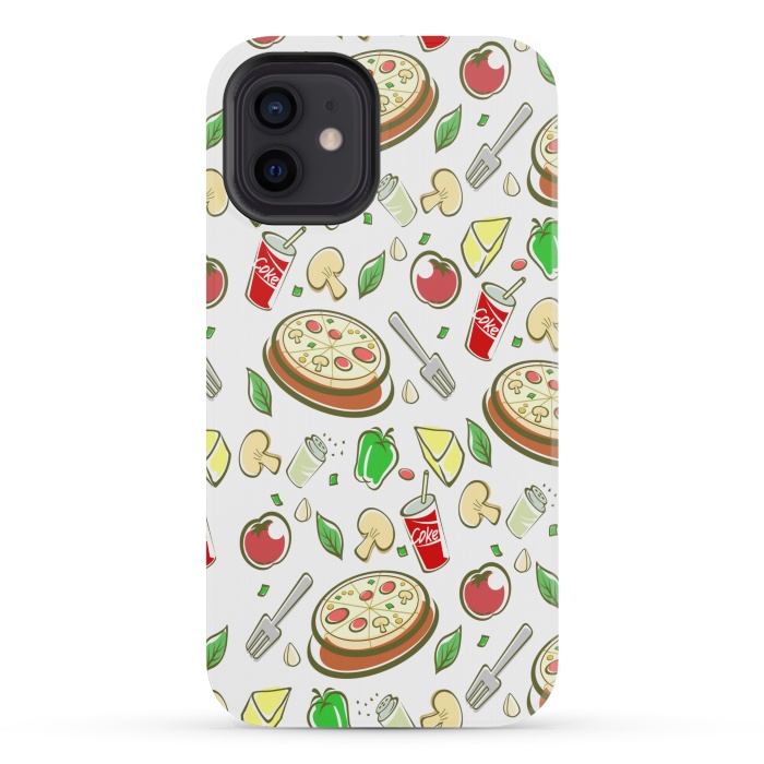 iPhone 12 mini StrongFit pizza is love 3  by MALLIKA