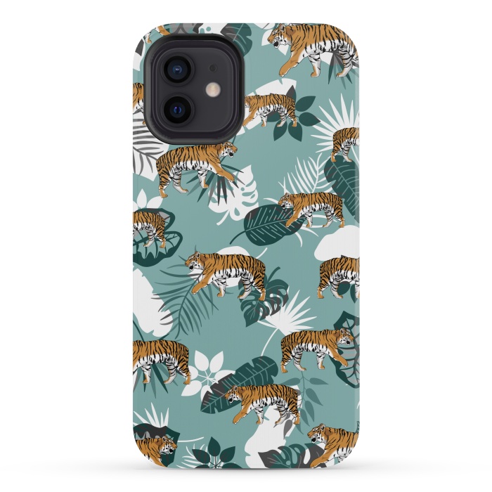 iPhone 12 mini StrongFit Tiger by Jms