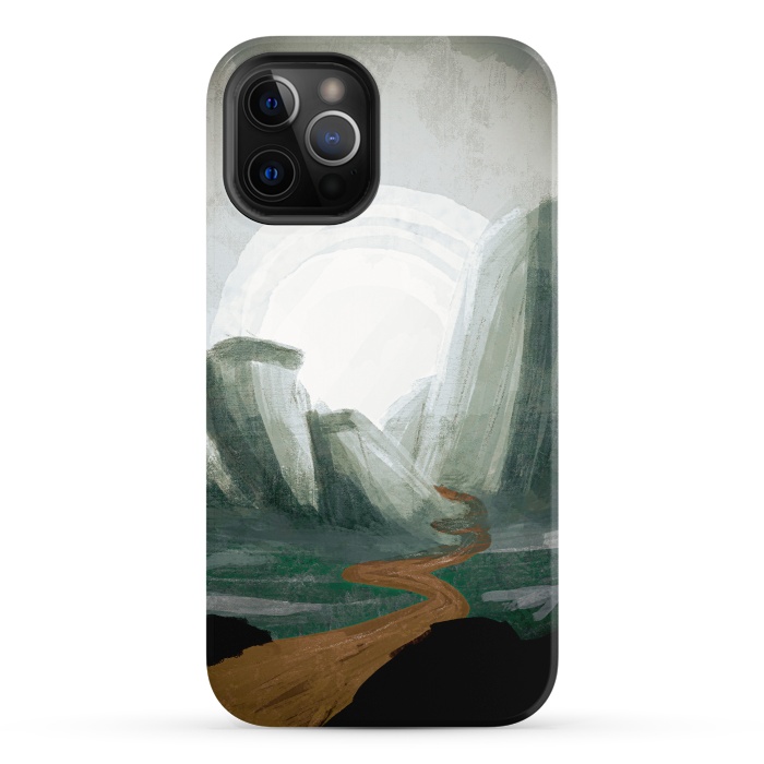 iPhone 12 Pro StrongFit The great green hills by Steve Wade (Swade)