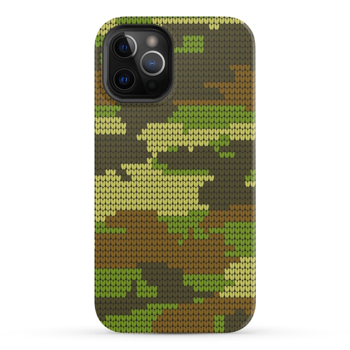 iPhone 12 Pro StrongFit camo hearts by haroulita