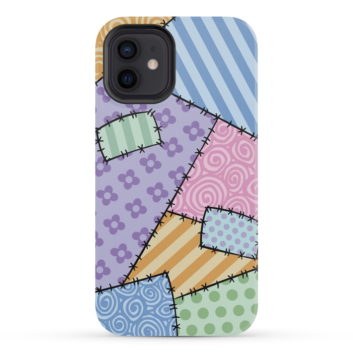 iPhone 12 mini StrongFit Patchwork by Laura Nagel