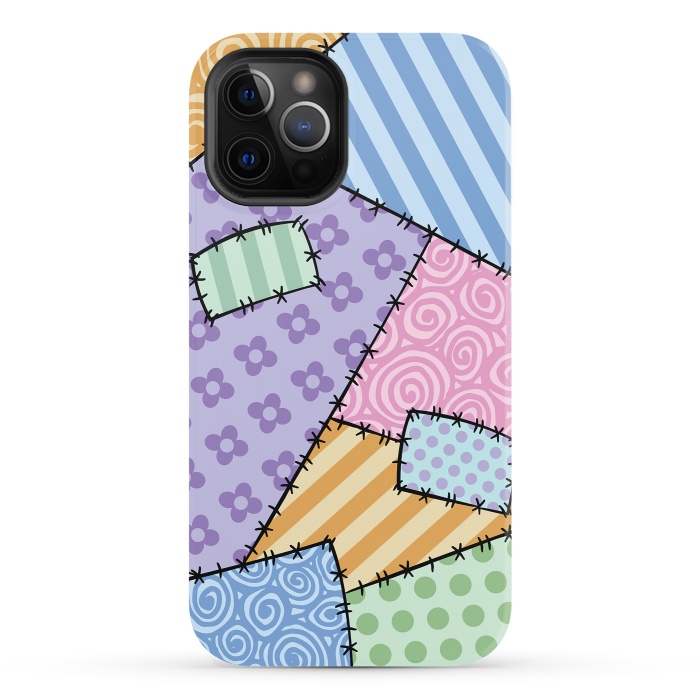 iPhone 12 Pro StrongFit Patchwork by Laura Nagel