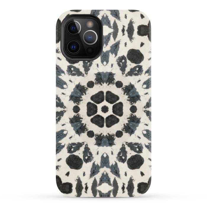 iPhone 12 Pro StrongFit Tribal cream by Nina Leth