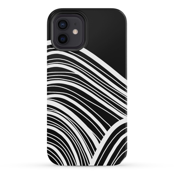 iPhone 12 mini StrongFit The white waves by Steve Wade (Swade)