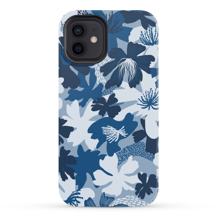 iPhone 12 mini StrongFit Barely blue by Nina Leth