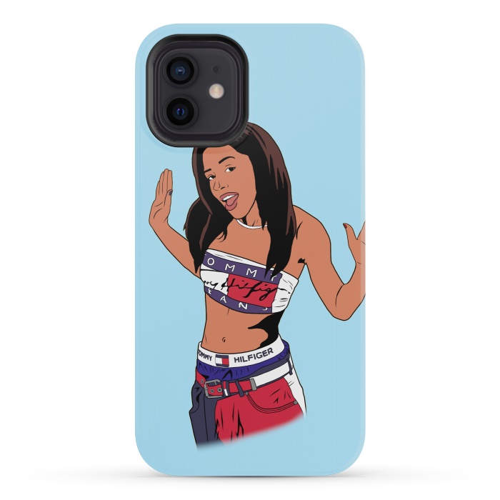 iPhone 12 mini StrongFit Aaliyah by Zoe Astritis