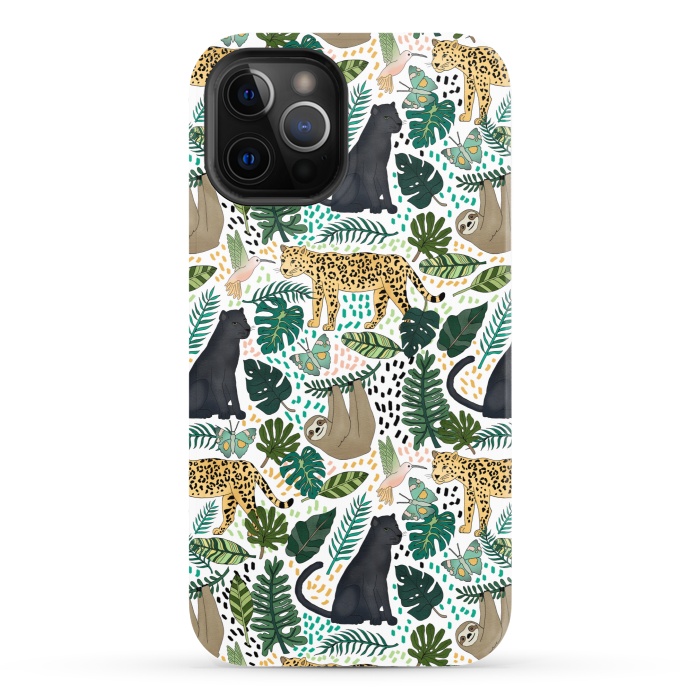 iPhone 12 Pro StrongFit Emerald Forest Animals by Tangerine-Tane