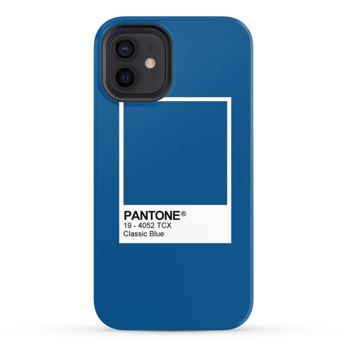 iPhone 12 StrongFit Pantone Blue Trendy colour by Martina