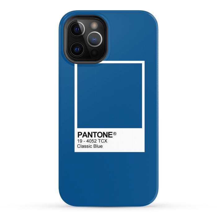 iPhone 12 Pro StrongFit Pantone Blue Trendy colour by Martina