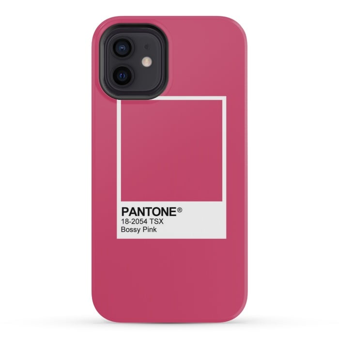 iPhone 12 mini StrongFit Pantone Pink Trendy color by Martina