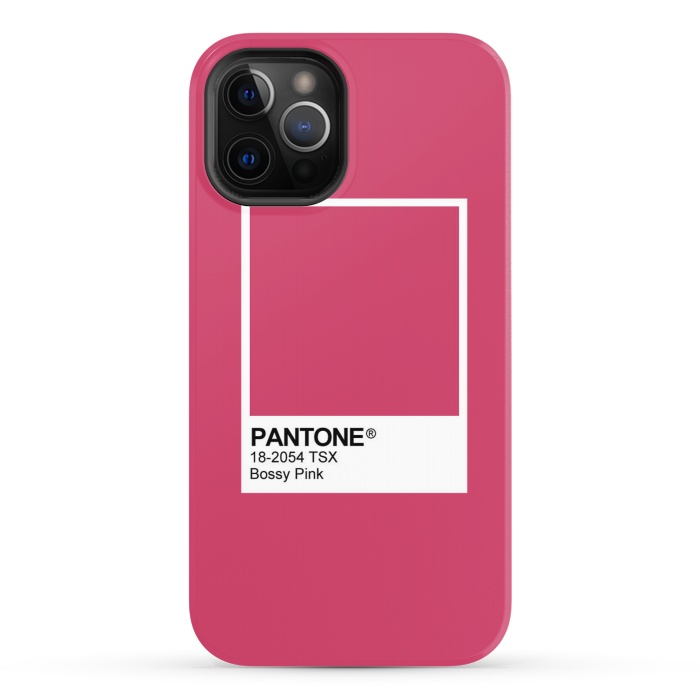 iPhone 12 Pro StrongFit Pantone Pink Trendy color by Martina