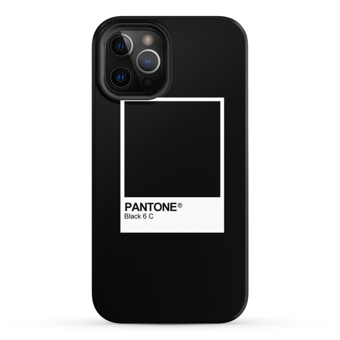 iPhone 12 Pro StrongFit Pantone Black Trendy color by Martina