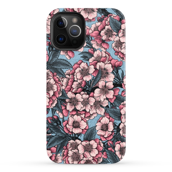 iPhone 12 Pro StrongFit Cherry blossom by Katerina Kirilova