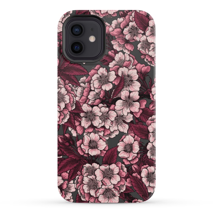 iPhone 12 mini StrongFit Cherry blossom 2 by Katerina Kirilova