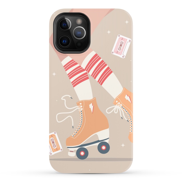 iPhone 12 Pro StrongFit Roller skates 04 by Jelena Obradovic