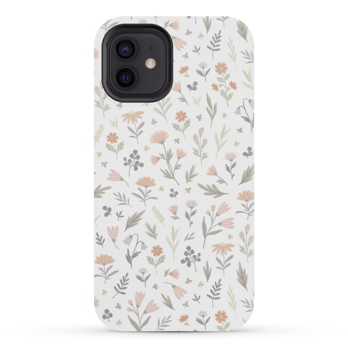 iPhone 12 mini StrongFit gentle flora by Alena Ganzhela