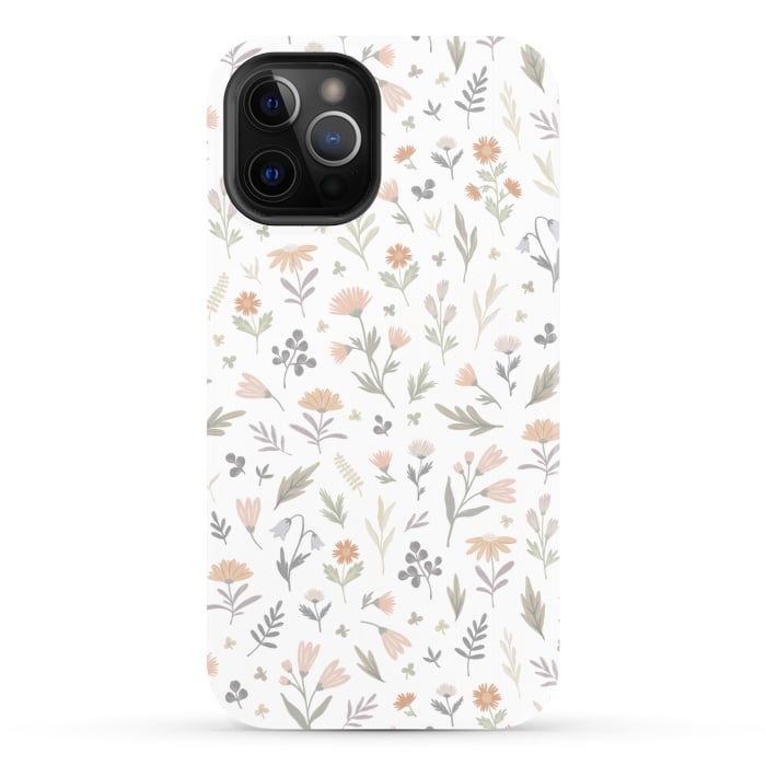 iPhone 12 Pro StrongFit gentle flora by Alena Ganzhela
