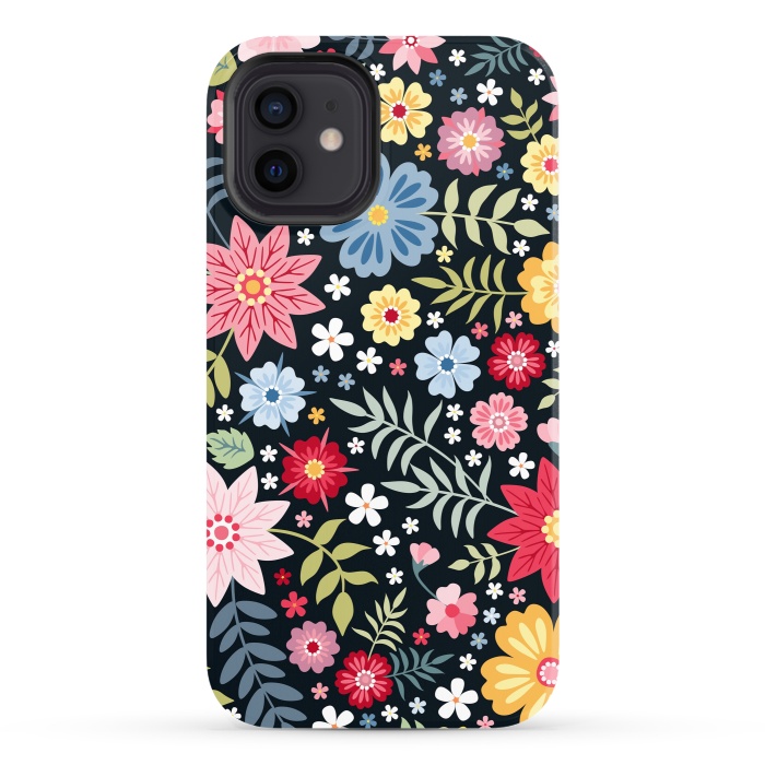 iPhone 12 StrongFit Floral Pattern Design XXXX by ArtsCase