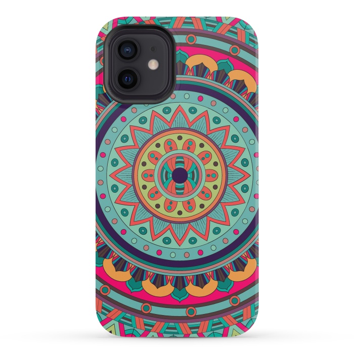 iPhone 12 mini StrongFit Mandala Pattern Design 21 by ArtsCase