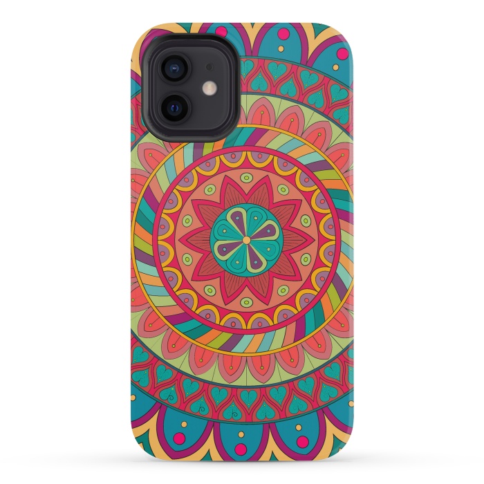 iPhone 12 mini StrongFit Mandala Pattern Design 26 by ArtsCase