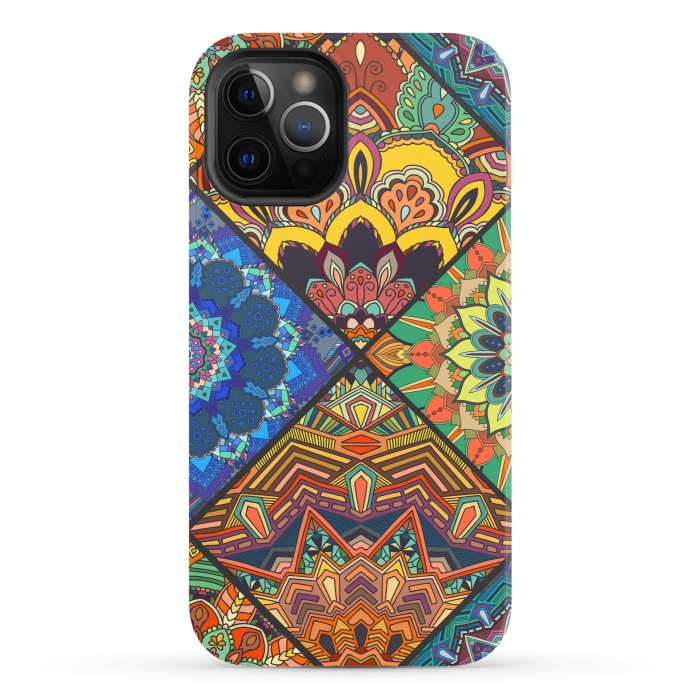 iPhone 12 Pro StrongFit Vectorial Eastern Mandala Decoration by ArtsCase