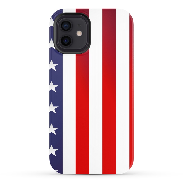 iPhone 12 StrongFit usa flag by haroulita