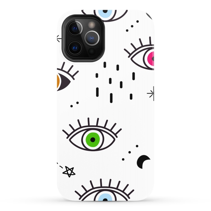 iPhone 12 Pro StrongFit evil eyes ii by haroulita