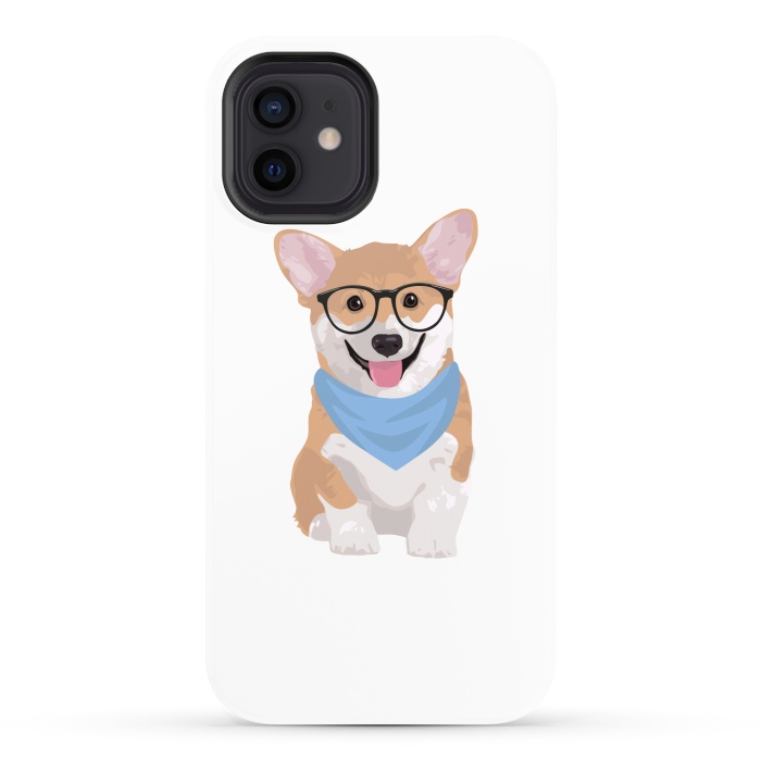 iPhone 12 StrongFit Hipster Corgi  by Winston