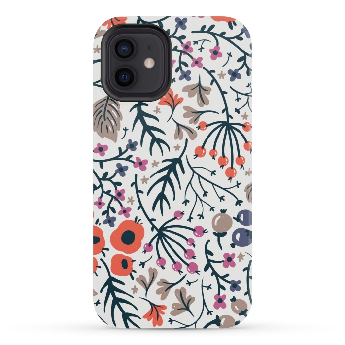 iPhone 12 mini StrongFit Floral motif by Winston