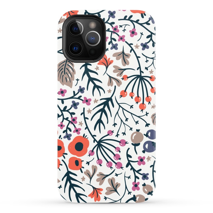 iPhone 12 Pro StrongFit Floral motif by Winston
