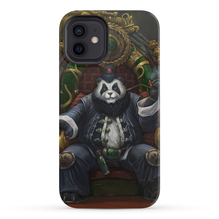 iPhone 12 mini StrongFit Smoking Panda  by Winston