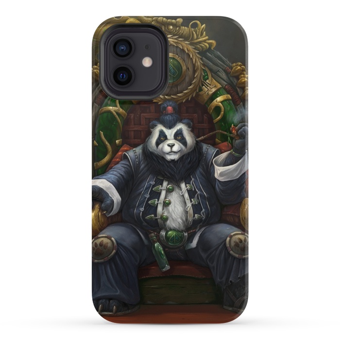 iPhone 12 StrongFit Smoking Panda  by Winston