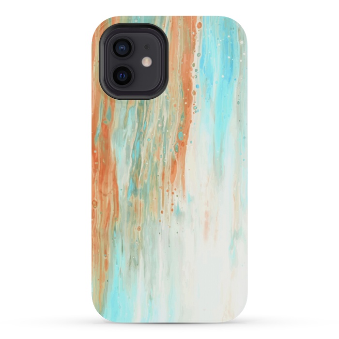 iPhone 12 mini StrongFit Abstract Liquid Pattern by Creativeaxle