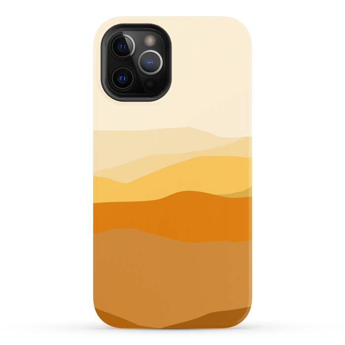 iPhone 12 Pro StrongFit Brown Valley by Creativeaxle