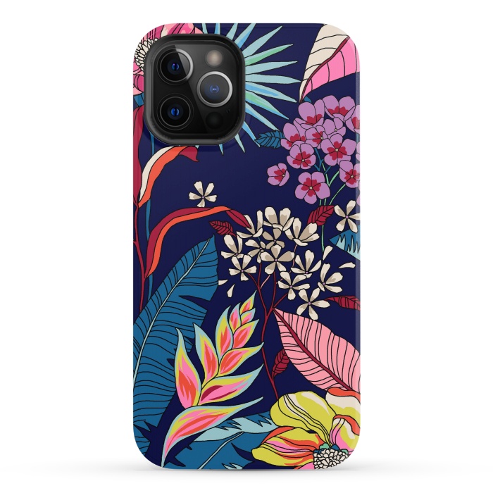 iPhone 12 Pro StrongFit Floral Design 123 by ArtsCase