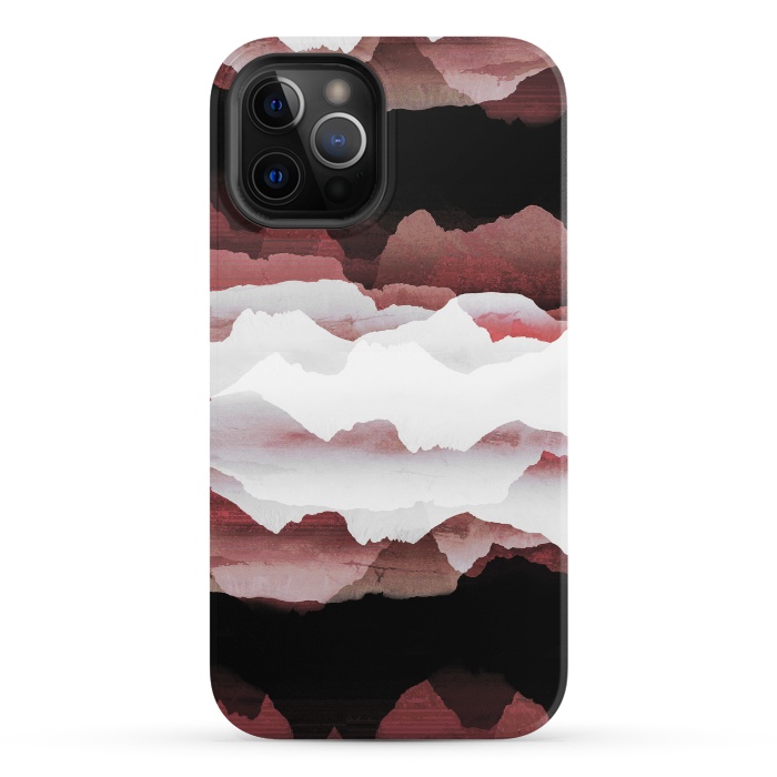 iPhone 12 Pro StrongFit Faded copper mountains by Oana 