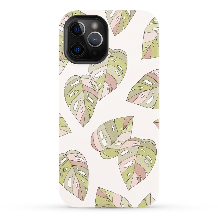 iPhone 12 Pro StrongFit Dancing Leaves by Barlena