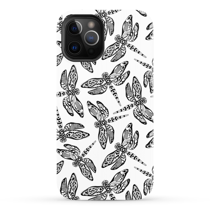 iPhone 12 Pro StrongFit Dragonflies by Katerina Kirilova
