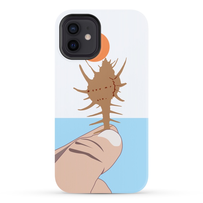 iPhone 12 StrongFit Sun On The Conch by Creativeaxle