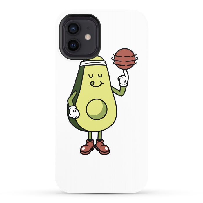 iPhone 12 StrongFit Avocado Playing Ball by Afif Quilimo
